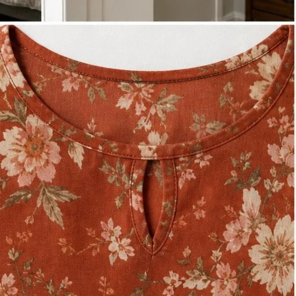 Mauve Pleated Blouse